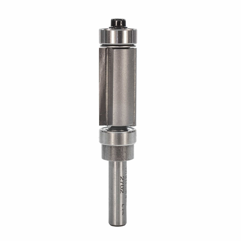 Over-Under Flush Trim Router Bit - Shank:1/4" - Diameter:1/2" - Cutting Length:1"